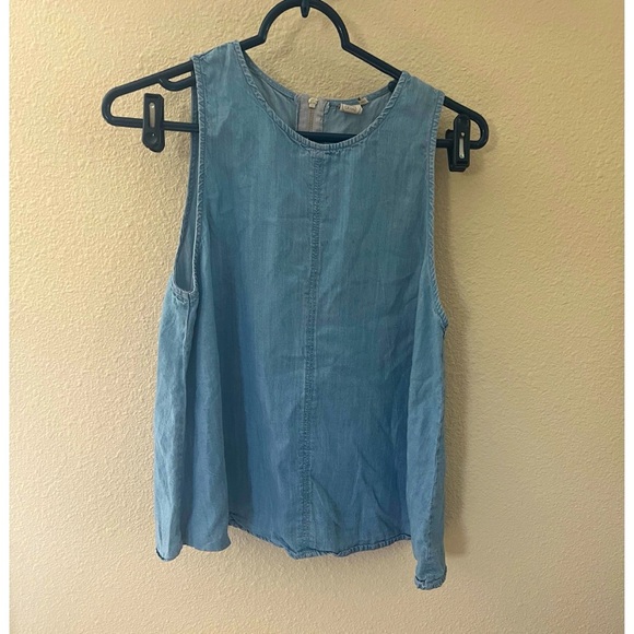 Paper Crane Tops - Paper Crane Denim Tank